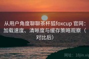 从用户角度聊聊茶杯狐foxcup 官网：加载速度、清晰度与缓存策略观察（对比后）
