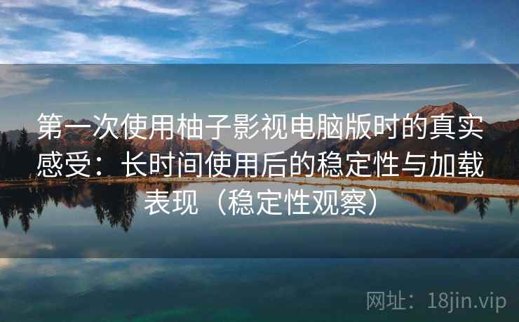 第一次使用柚子影视电脑版时的真实感受：长时间使用后的稳定性与加载表现（稳定性观察）